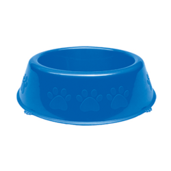 Comedouro Dog Patinhas Azul 1100Ml Para Cachorros - 1 Unidade
