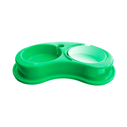 Comedouro Duplo Anti Formiga Luxo 600Ml Para Cachorros