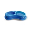 Comedouro Duplo Anti-Formigas Furacão Pet Joy Azul - Para Cachorros