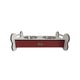 Comedouro Duplo Hello Pet Doggie Vermelho Para Cães - Tamanho G - Tamanho G