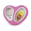Comedouro Duplo Plast Pet Lovely Grande Rosa Para Cachorros
