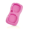 Comedouro Duplo Plast Pet Rosa - 1 Unidade