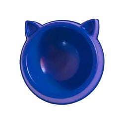 Comedouro Durapets Luxo Azul Para Gatos 100Ml