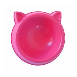 Comedouro Durapets Luxo Rosa Para Gatos 100Ml