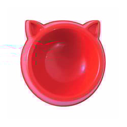 Comedouro Durapets Luxo Vermelho Para Gatos 100Ml