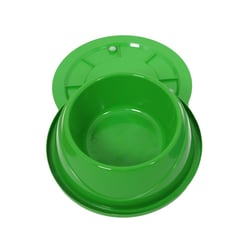 Comedouro E Bebedouro Alvorada Anti Formigas Verde Para Cães E Gatos - 1 Unidade - Tamanho M