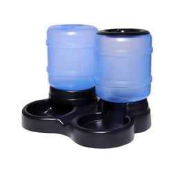 Comedouro E Bebedouro Automático Preto Para Cães De Grande Porte - 10L/8Kg