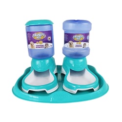 Comedouro E Bebedouro Automático Truqys Pet - Kit Com Bandeja Tiffany