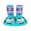 Comedouro E Bebedouro Automático Truqys Pet - Kit Com Bandeja Tiffany