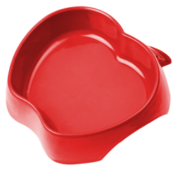 Comedouro Frutal Maçã Médio Vermelho Pet Injet 600Ml Para Cachorros