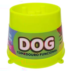 Comedouro Funcional Antiformiga Pet Toys Amarelo Neon 250Ml - 1 Unidade