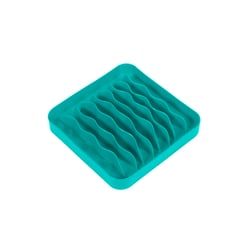Comedouro Pet Games Pet Wave Verde Água - Para Cães E Gatos