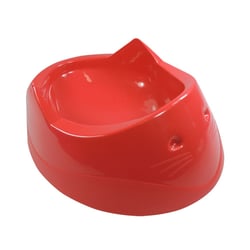 Comedouro Furacão Pet 200Ml Vermelho Para Gatos - 1 Unidade