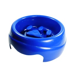 Comedouro Furacão Pet Coma Melhor Azul - 1 Unidade