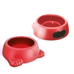 Comedouro Furacão Pet Glamour Vermelho Para Cães E Gatos 500Ml - 1 Unidade