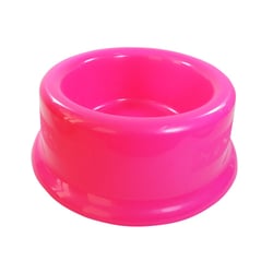 Comedouro Furacão Pet Plástico Rosa - 1 Unidade - 350 Mililitros