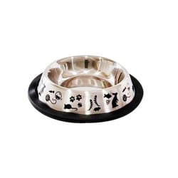 Comedouro Gatos The Pets Inox Antiderrapante 160Ml - 1 Unidade