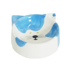 Comedouro Gatos The Pets Porcelana Azul 150Ml - 1 Unidade
