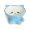 Comedouro Gatos The Pets Porcelana Filhote Azul 250Ml - 1 Unidade