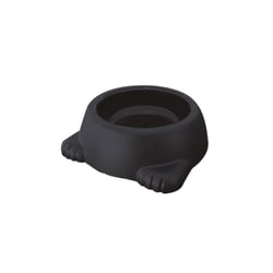 Comedouro Glamour Furacão Pet Preto Para Cães - Tamanho 3