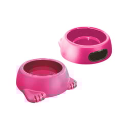 Comedouro Glamour Rosa Furacão Pet Para Cães - 1 Unidade Comedouro Glamour Rosa Furacão Pet Para Gatos 260Ml - 1 Unidade - 260 Mililitros