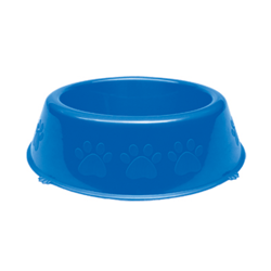 Comedouro Grande Patinhas Azul Pet Injet 2750Ml - 1 Unidade Para Cachorros