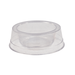 Comedouro Grande Transparente Com Glitter Pet Toys - 1900Ml Para Cachorros