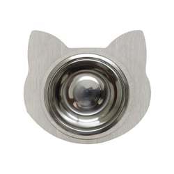 Comedouro Hello Pet Amadeirado Para Gatos