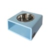 Comedouro Hello Pet Modern Azul Bebê Para Cães E Gatos - Tamanho M