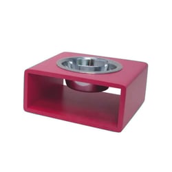 Comedouro Hello Pet Modern Pink Para Cães E Gatos - 1 Unidade