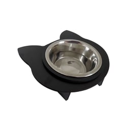 Comedouro Hello Pet Para Gatos - Preto