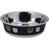 Comedouro Inox Fusion Preto Para Gatos Jambo - 225Ml