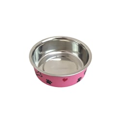 Comedouro Inox Germanhart Cutie Rosa Para Cães - Tamanho P