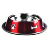 Comedouro Inox Jambo P Vermelho - 1 Unidade
