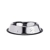 Comedouro Inox Natural Auto Relevo American Pets Para Cães - 480Ml