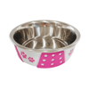 Comedouro Inox The Pets 400Ml Rosa Para Cachorros