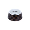 Comedouro Jambo Pet Xadrez Chique Marrom P Para Cães E Gatos - Tamanho P