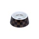 Comedouro Jambo Pet Xadrez Chique Marrom P Para Cães E Gatos - Tamanho P - Tamanho P
