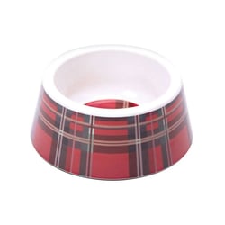 Comedouro Jambo Plástico Tartan Para Cães - 1 Unidade