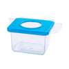 Comedouro Jel Plast Pet Piu Com Gancho Azul Para Pássaros - 30Ml