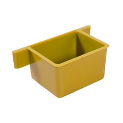 Comedouro Jel Plast Pet Piu Coxinho Lateral Para Pássaros - 1 Unidade