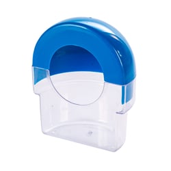 Comedouro Jel Plast Piu Roller Azul Para Pássaros - 50Ml