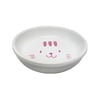 Comedouro Kenex De Cerâmica Branco E Rosa Para Gatos