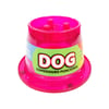 Comedouro Lento Antiformiga Pet Toys 250Ml Rosa Com Glitter - 1 Unidade