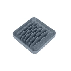 Comedouro Funcional Pet Games Wave Cinza Para Cães E Gatos