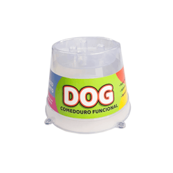 Comedouro Lento Pet Toys Transparente 250Ml Para Cachorros