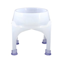 Comedouro Lilopety Com Suporte Para Cães - Branco - Tamanho G