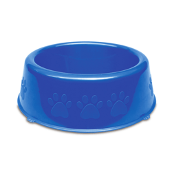 Comedouro Luxo Perolizado 1900Ml Azul Para Cachorros
