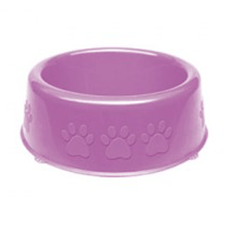 Comedouro Luxo Perolizado Lilás Pet Injet Para Cães E Gatos
