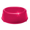 Comedouro Luxo Perolizado Pet Injet 600Ml Rosa Para Cães Pequenos - 1 Unidade